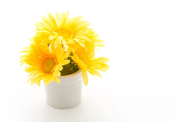 Bouquet flowers isolated on white — Stock Photo, Image