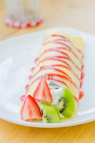 Ovocný dort krep — ストック写真