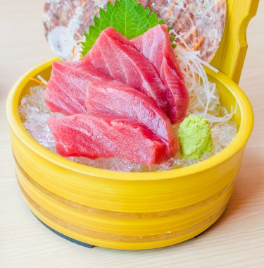 Tuna sashimi clipart