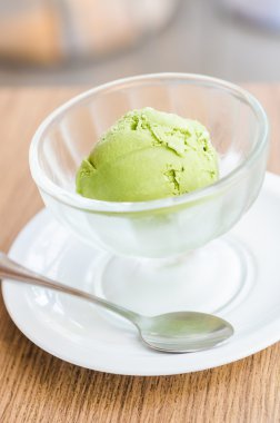 yeşil çay dondurma