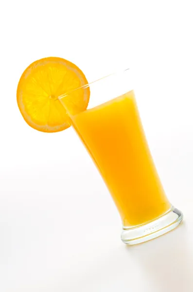 Orange juice glass — Stock Photo, Image