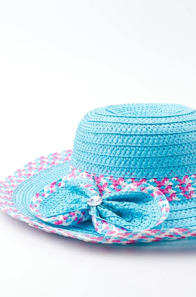 Cappello da spiaggia isolato sfondo bianco — Foto Stock