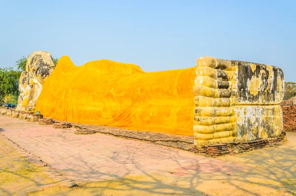 Patung Buddha tidur — Stok Foto