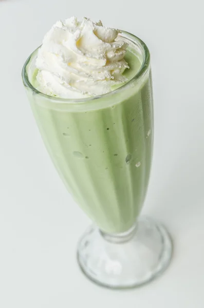 Groene thee frappe — Stockfoto