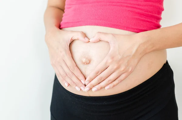 Woman pregnant — Stock Photo, Image