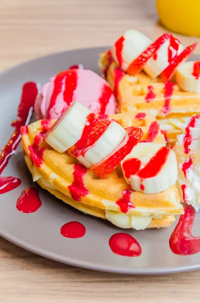 Bananenpfannkuchen — Stockfoto