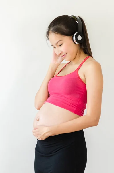 Woman pregnant — Stock Photo, Image