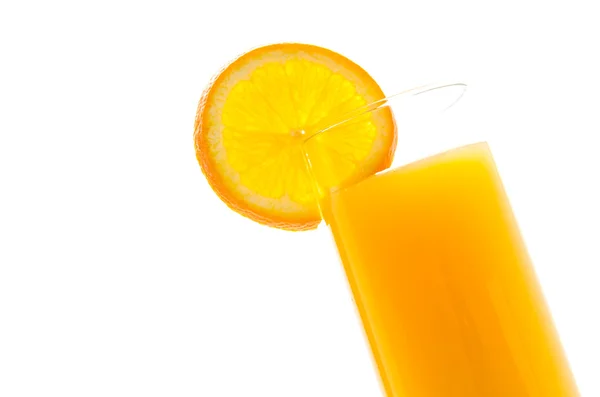 Orange juice glass — Stock Photo, Image