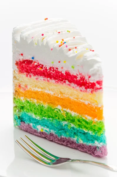 彩虹蛋糕 — 图库照片
