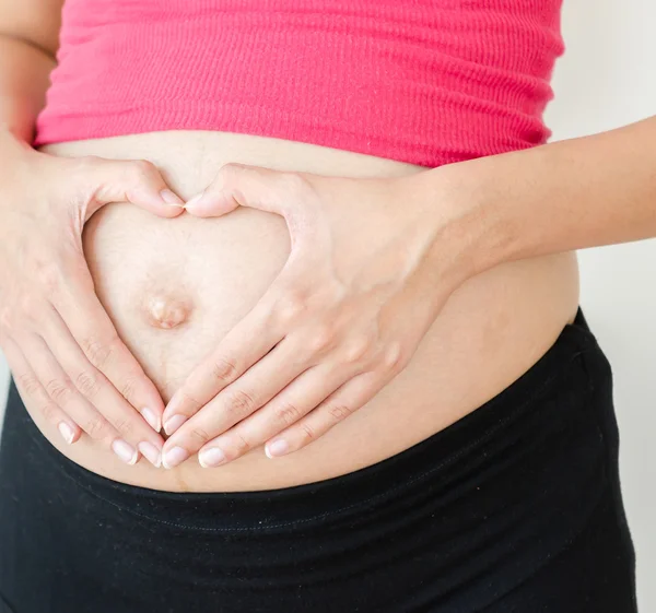 Woman pregnant — Stock Photo, Image