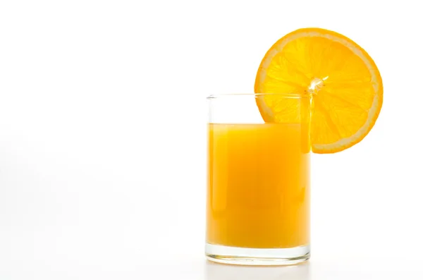 Orange juice glass — Stock Photo, Image