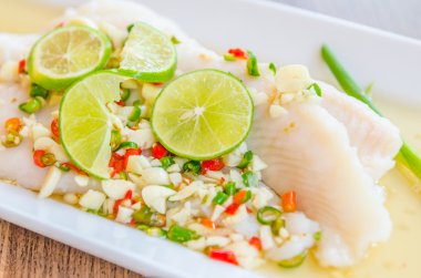 buğulanmış basa balık