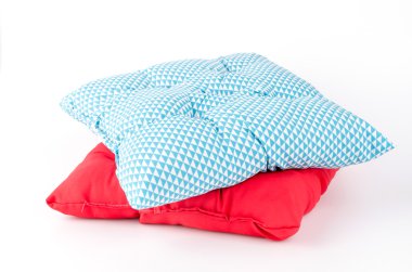 izole yastığın beyaz arka plan