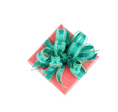 Hediye Kutusu İzole Beyaz Arkaplan