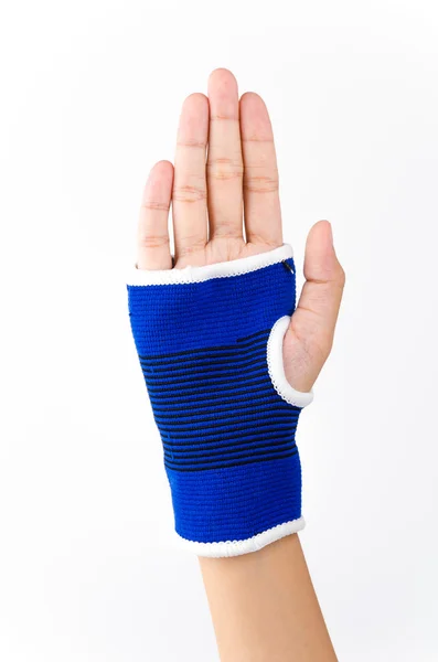 Wrist splint hand — Stock Photo, Image