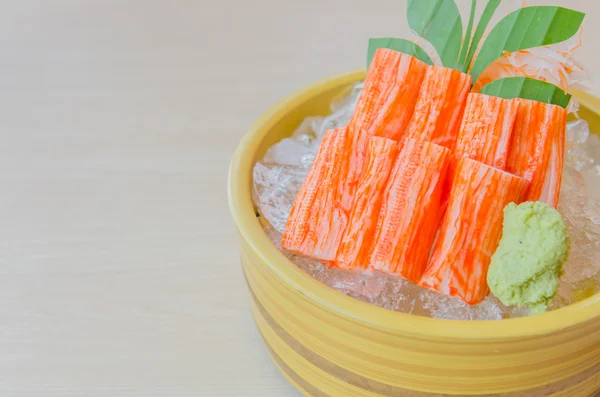 Stick krabba sashimi — Stockfoto