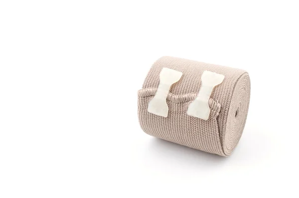 Bandage élastique isolé fond blanc — Photo