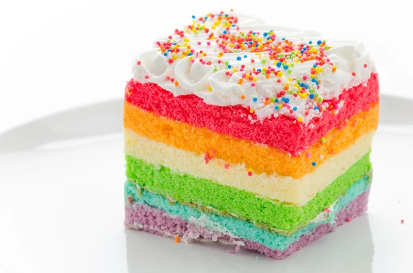 Pastel de arco iris — Foto de Stock