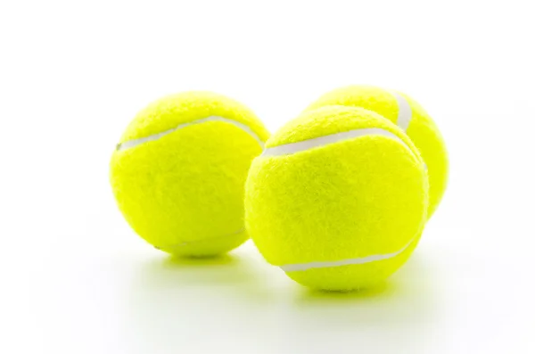 Tennis balls isolated on white — Stock Photo, Image