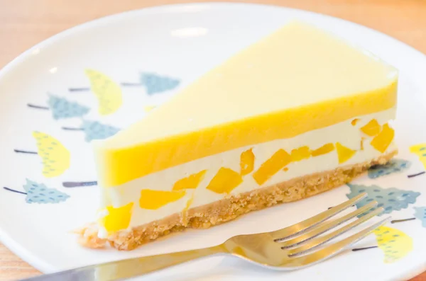 Mango cheesecake — Stockfoto