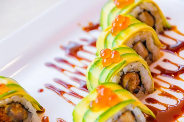 Rotoli di sushi — Foto Stock