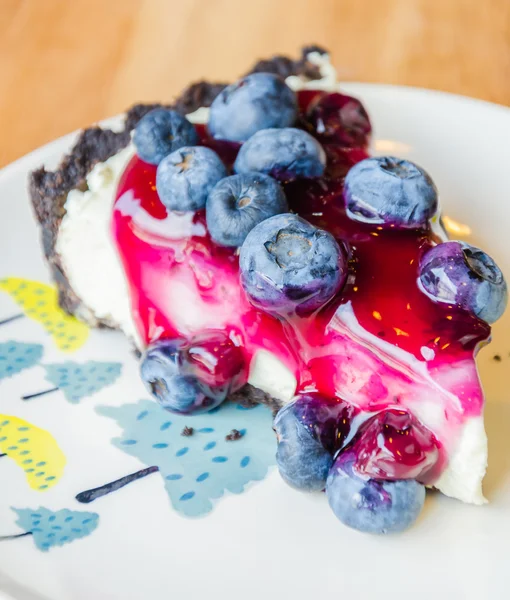 Blueberry cheesecake — Stockfoto