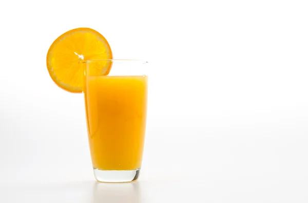 Apelsinjuice glas — Stockfoto