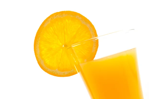 Orange juice glass — Stock Photo, Image