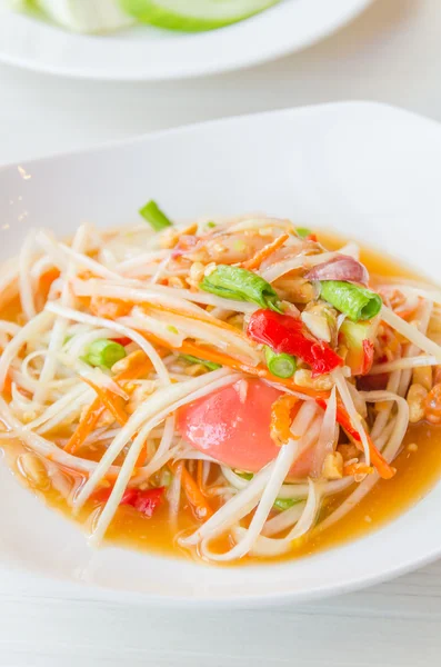 Green papaya salad — Stock Photo, Image