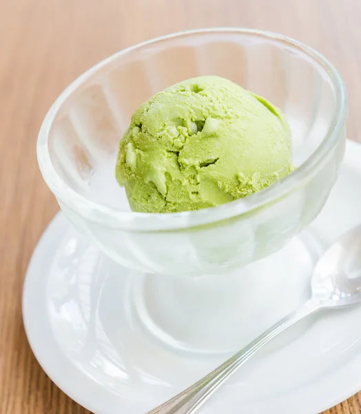 Ice cream green tea — Stock Photo, Image