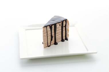 çikolatalı krep pasta