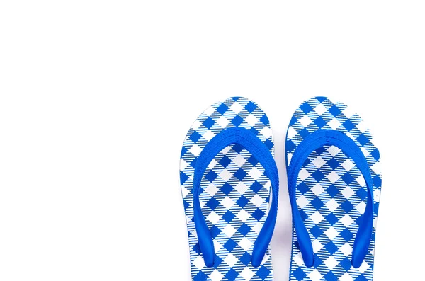 Flip flop'lar izole beyaz arka plan — Stok fotoğraf