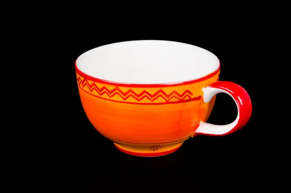 Cup op rug — Stockfoto