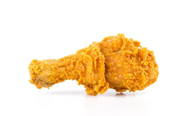 Fried chicken isolated white background — Stock Photo, Image