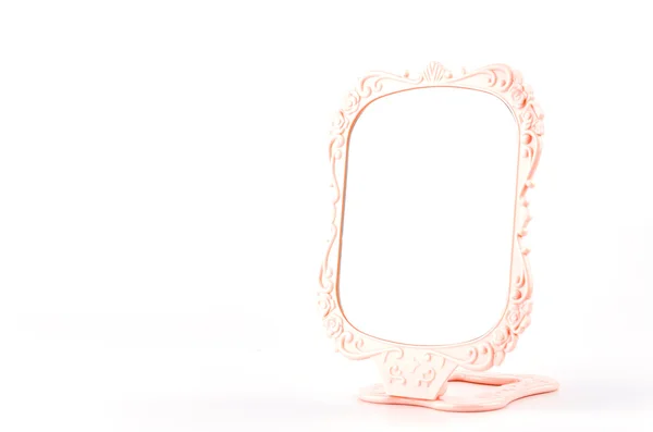 Spiegel isoliert weißer Hintergrund — Stockfoto