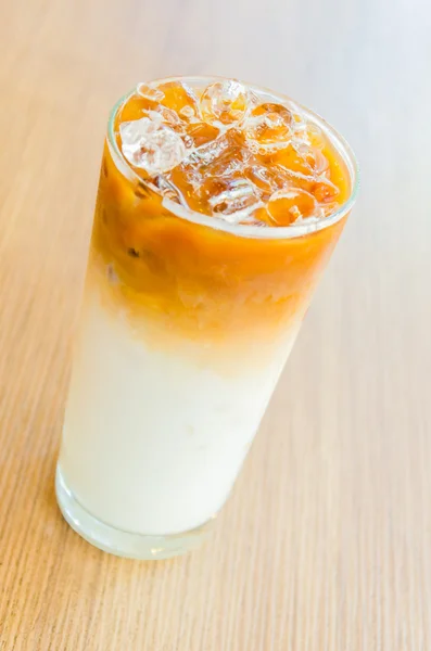 Iced latte koffie — Stockfoto