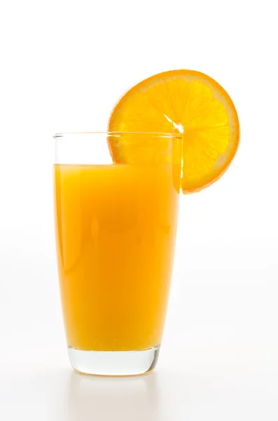 Orange juice glass — Stock Photo, Image