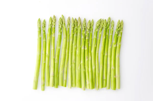 Asparagus isolated on white — Stock Photo, Image