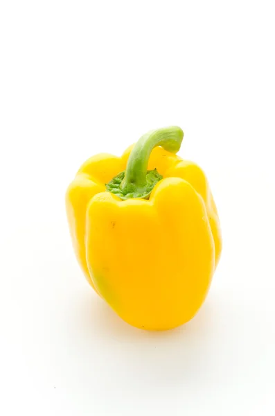 Yellow pepper isolated on white — Stock Photo, Image