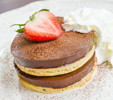 Çikolatalı puding gözleme