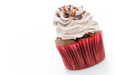 Çörekler beyaz arkaplanda izole edildi