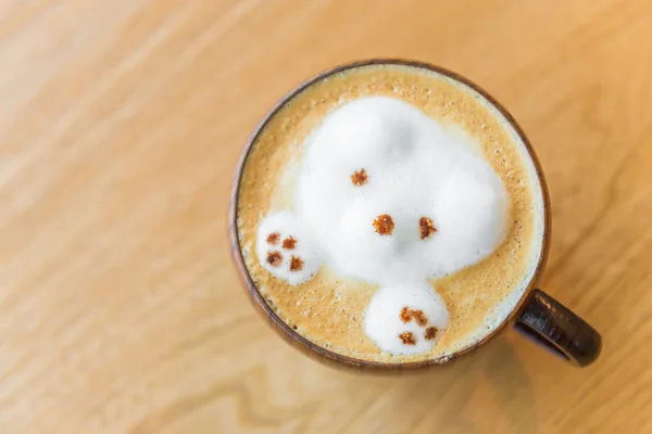 Orso Latte caffè — Foto Stock