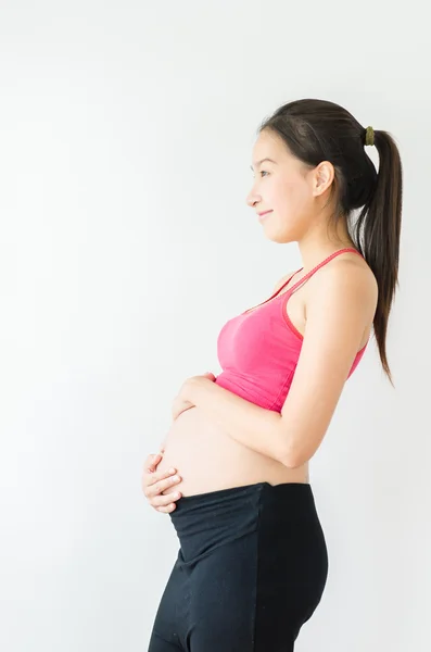 Woman pregnant — Stock Photo, Image