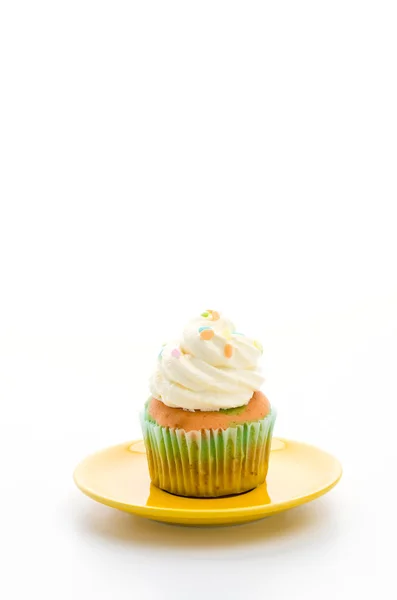 Cupcakes isolated on white background — Stock Photo, Image