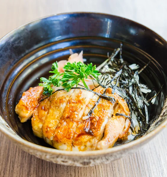 Teriyaki kuře na rýži — Stock fotografie