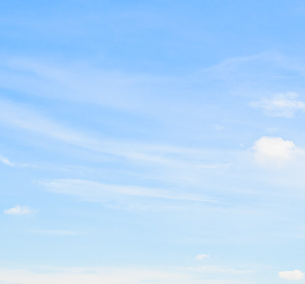 Clouds on blue sky