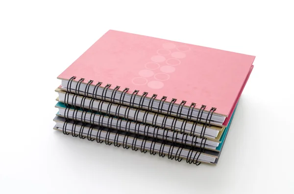 Montón de cuadernos — Foto de Stock