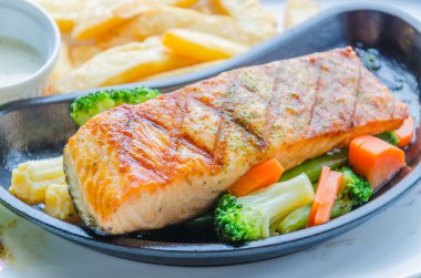 Salmon grilled