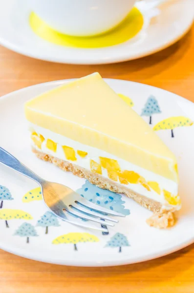 Mango cheesecake — Stockfoto