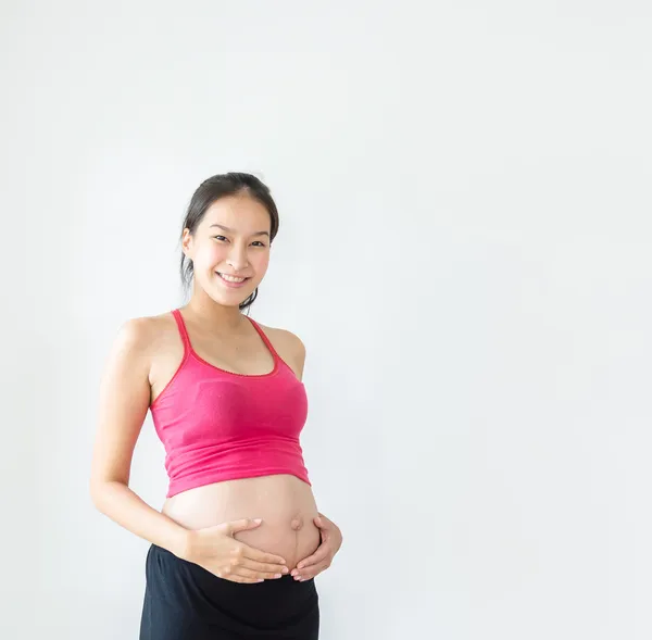 Woman pregnant — Stock Photo, Image